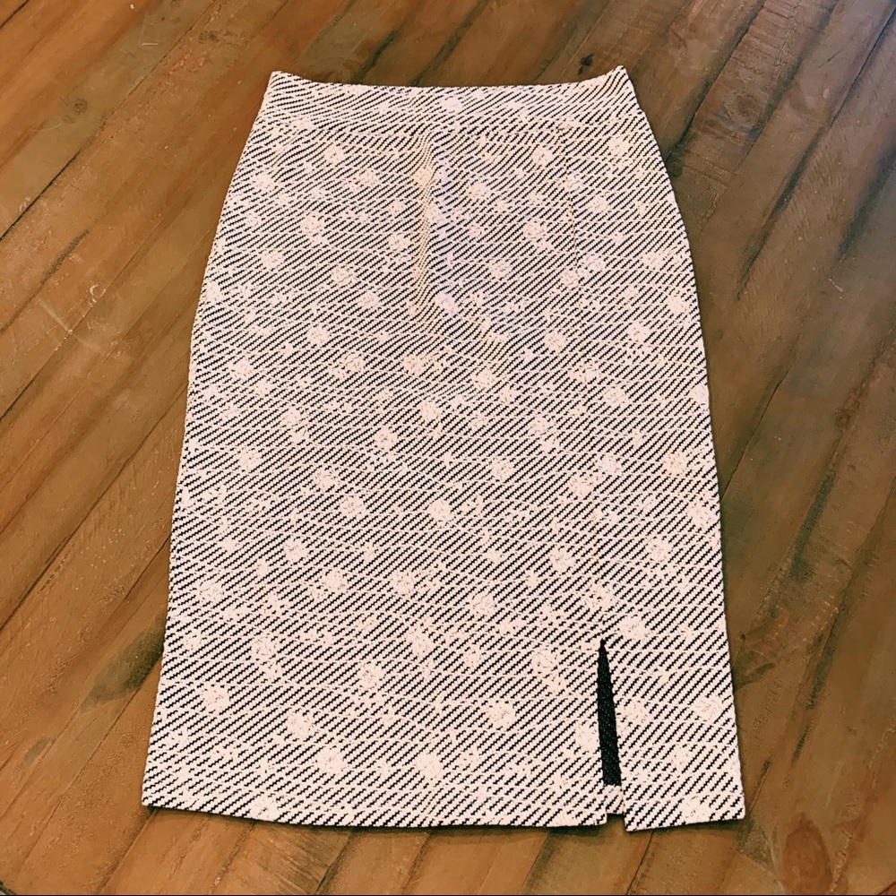 Le Lis | Women’s Black and White Pencil Skirt M